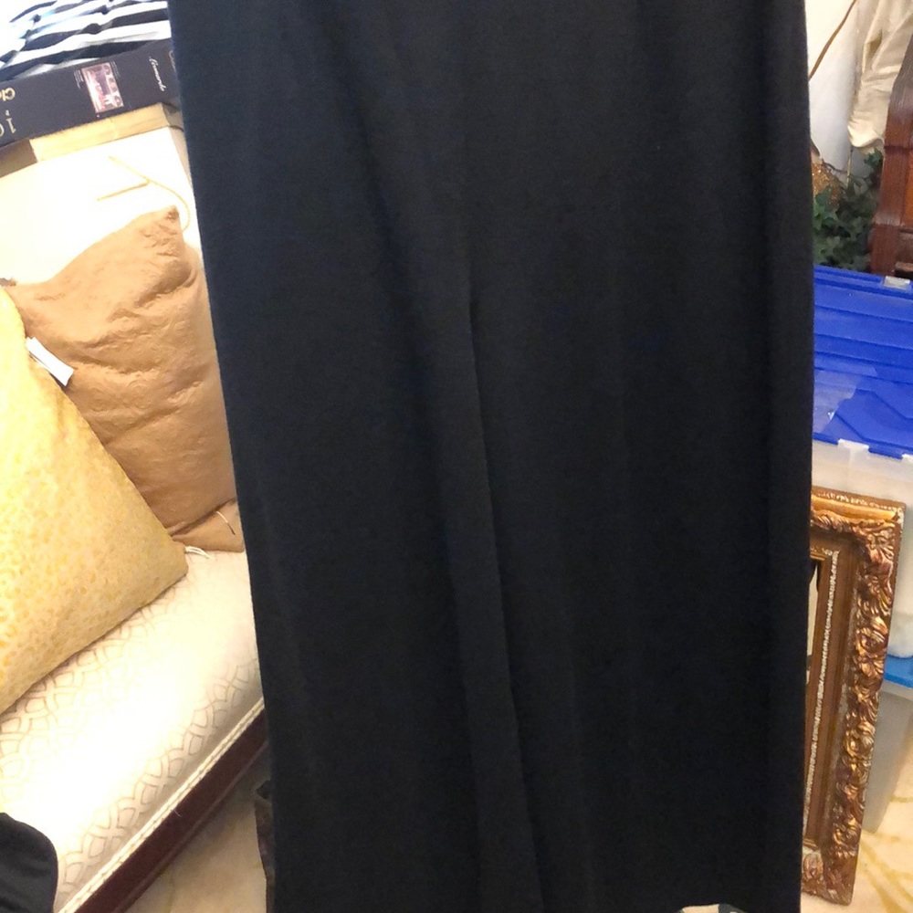 Beautiful Black Ellen Tracy Wool Black Wide Leg